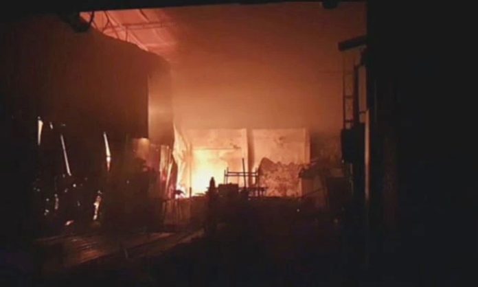 Old city fire accident