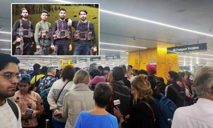 Pahalgam terrorists at Colombo Airport