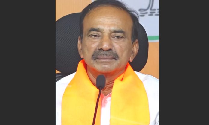 Etela Rajender comments on ten percent commission