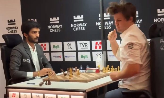 Gukesh won on Carlsen