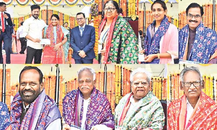 CM Revanth Reddy gives 1 crore cash to 9 celebrities