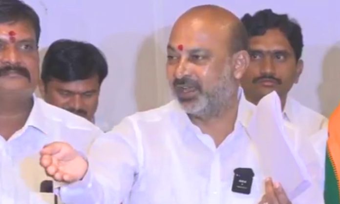 Bandi Sanjay kumar comments on Kaleshwaram Project