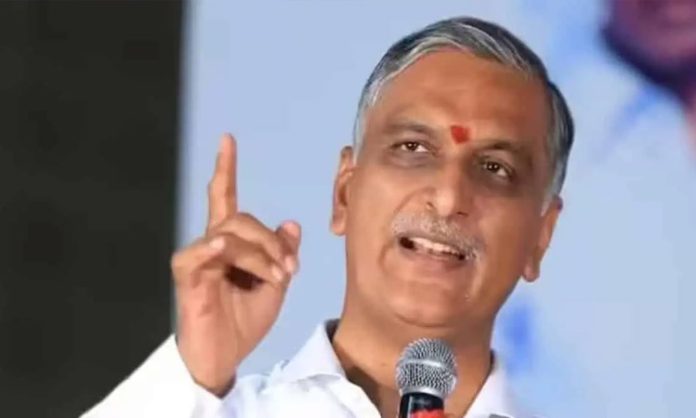 Harish Rao comments Revanth Reddy