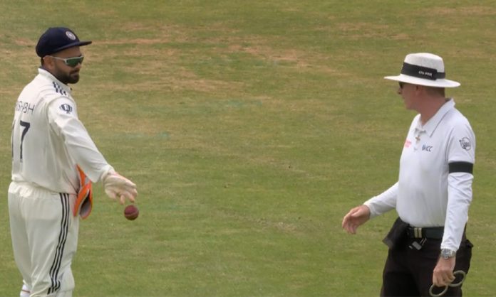 Pant angry on umpire