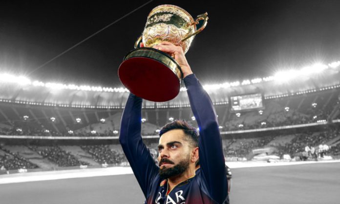 Virat Kohli mark in RCB victory