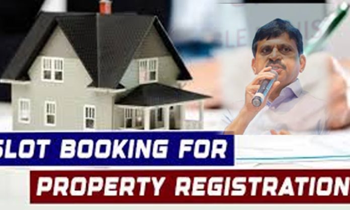 Slot booking at Sub-Registrar offices