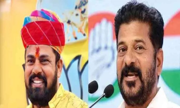 Raja Singh congratulates Revanth Reddy