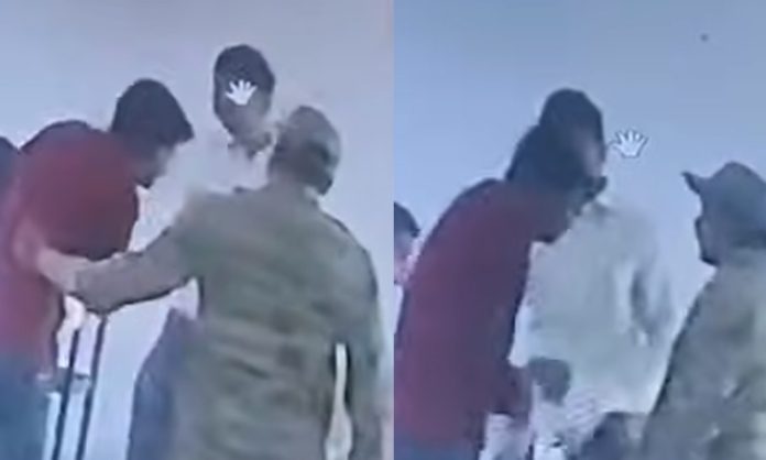 Collector slapped Student