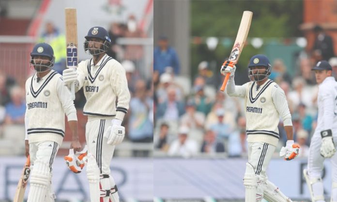 Jadeja and sundar half century
