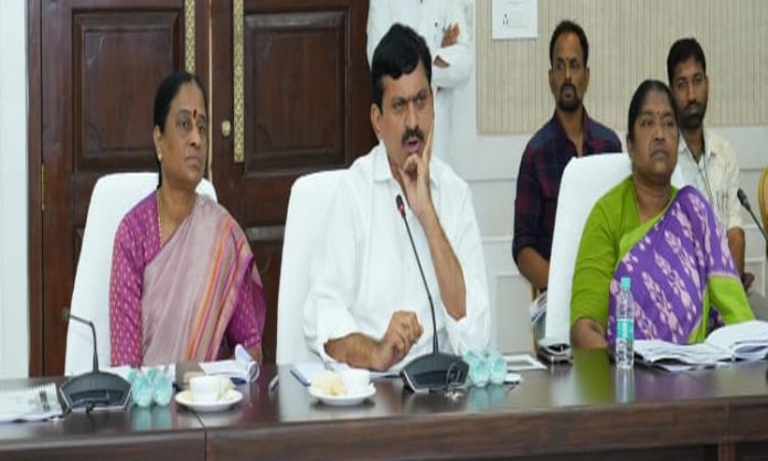 Ministerial review meeting on Warangal