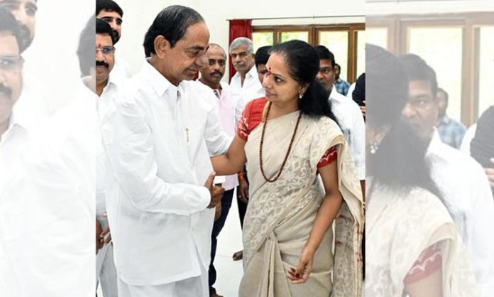 Kavitha inquires about KCR health