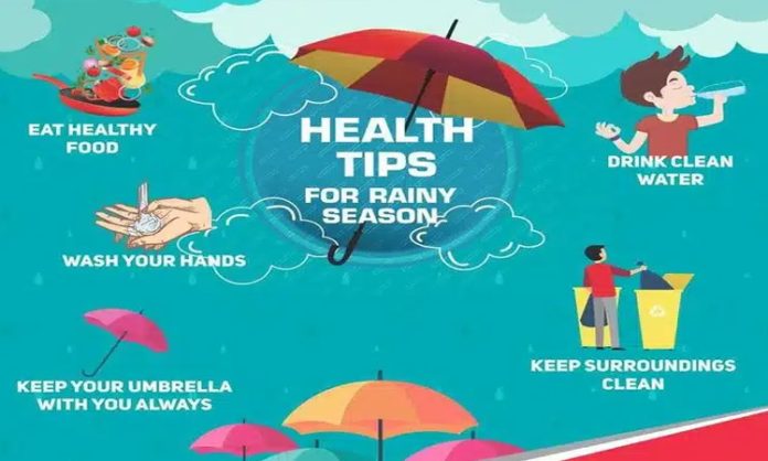 Safety precautions during rainy season
