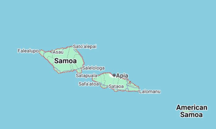 earthquake in samoa