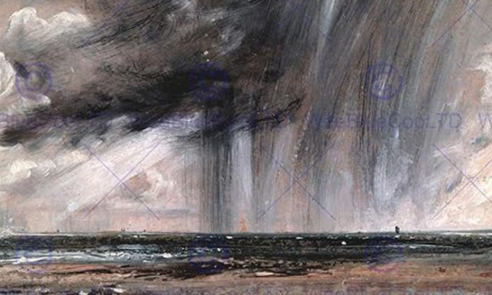 roads shining broomsticks raindrops