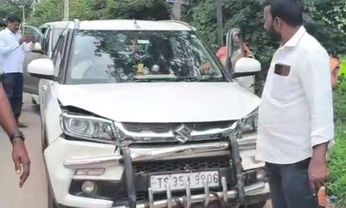 Vivek escaped accident