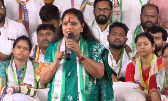 Kavitha fight for BC Reservation