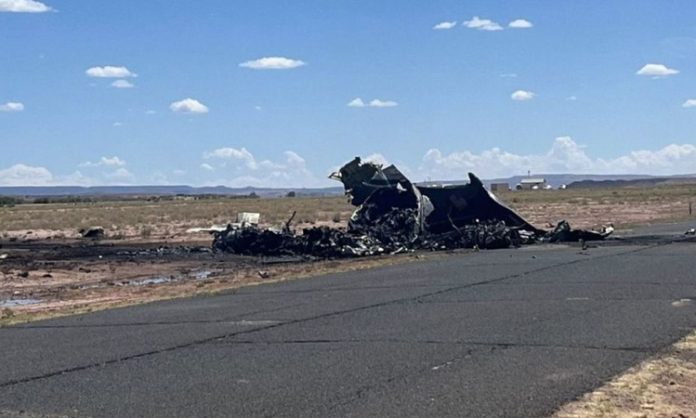 Aeroplane crash in Arizona