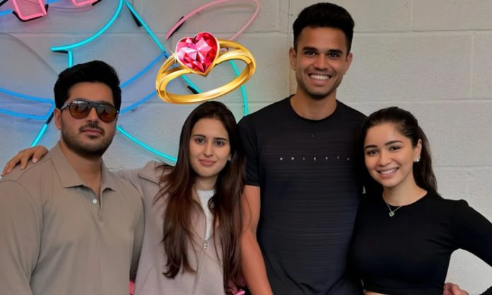 Arjun tendulkar engaged to saaniya chandok