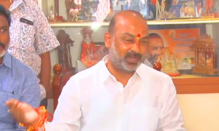 KTR vs Bandi Sanjay kumar