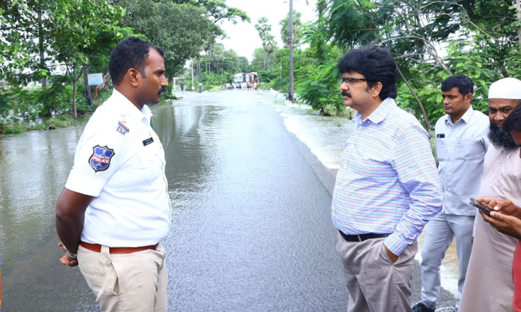 Flood on Chityala Road