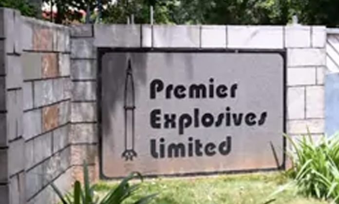 Explosion at explosives company