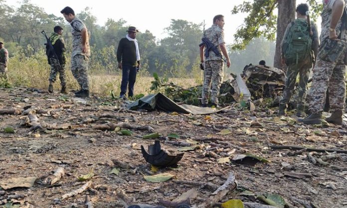 Chhattisgarh district landmine exploded