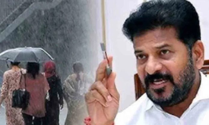 CM spoke officials heavy rains