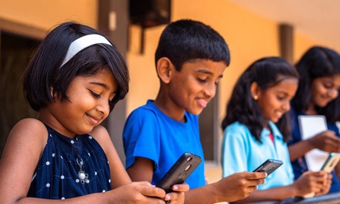 Smart phones essential part childrens