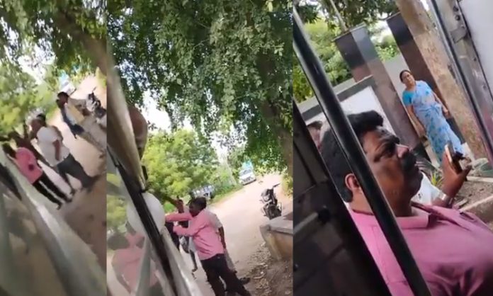 TDP Leaders attack on Bus Driver