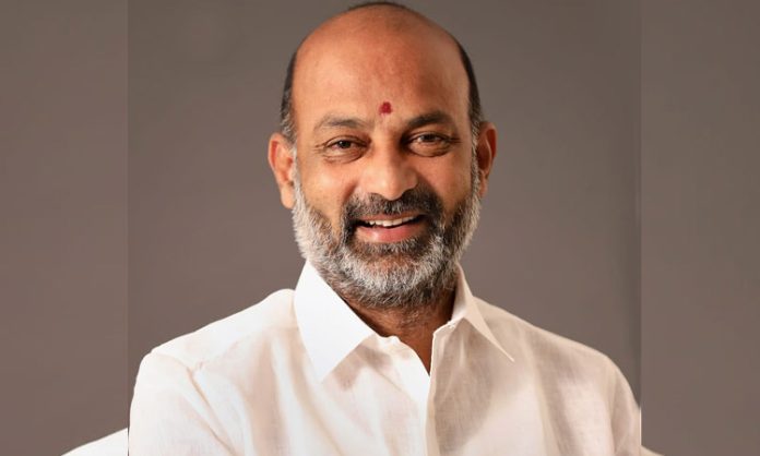 Bandi Sanjay meets Granite Traders