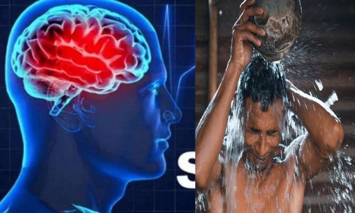 Head bath Paralysis strokes