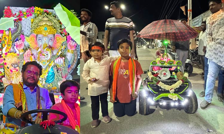 Vinayaka nimajjanam Mothkur